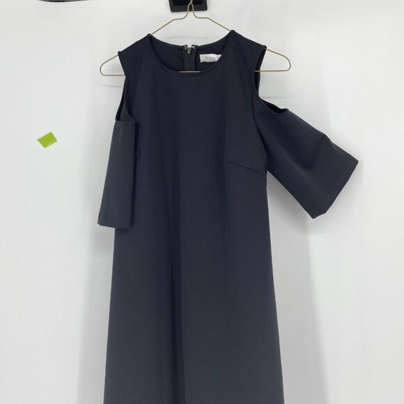 Tanya Taylor Kathy Cold Shoulder Dress solid  black - Picture 5 of 16